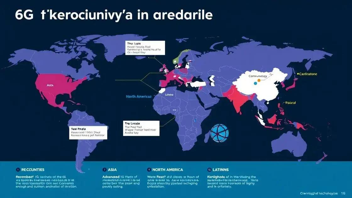Comparativo global sobre o 6G