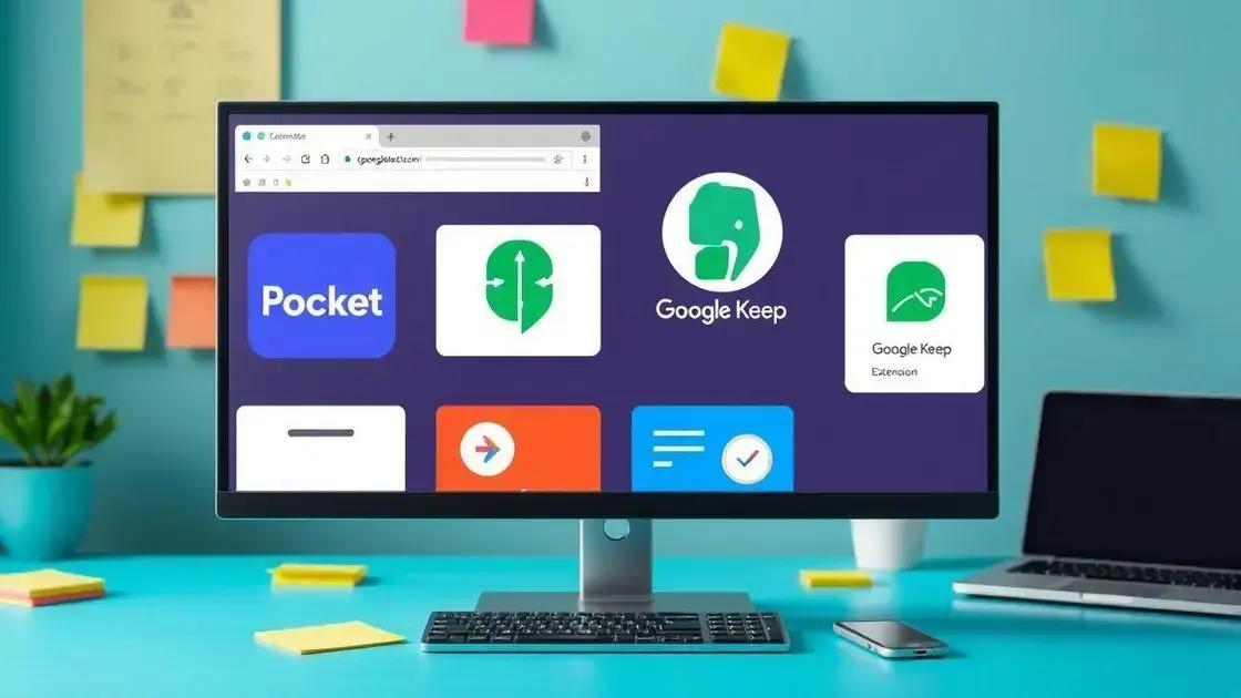 Extensões para organização digital Extensões para organização digital