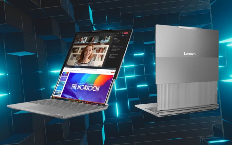 notebook com tela enrolavel