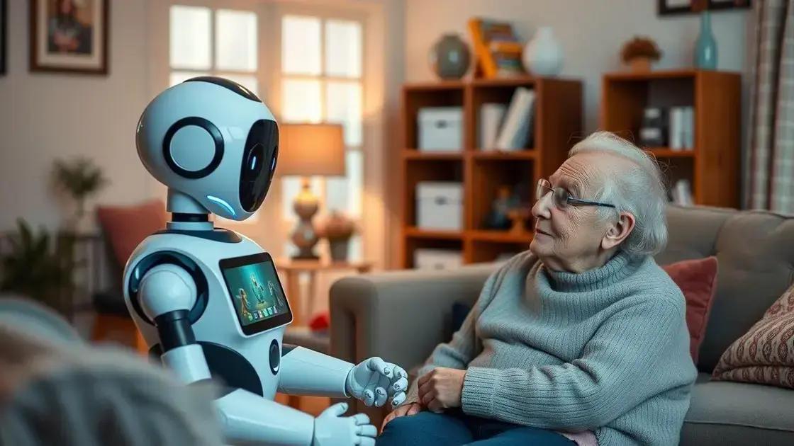 Robôs sociais para companhia Robôs sociais para companhia